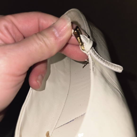 Prada Women's White Patent Mary Jane Flats - Picture 10 of 15